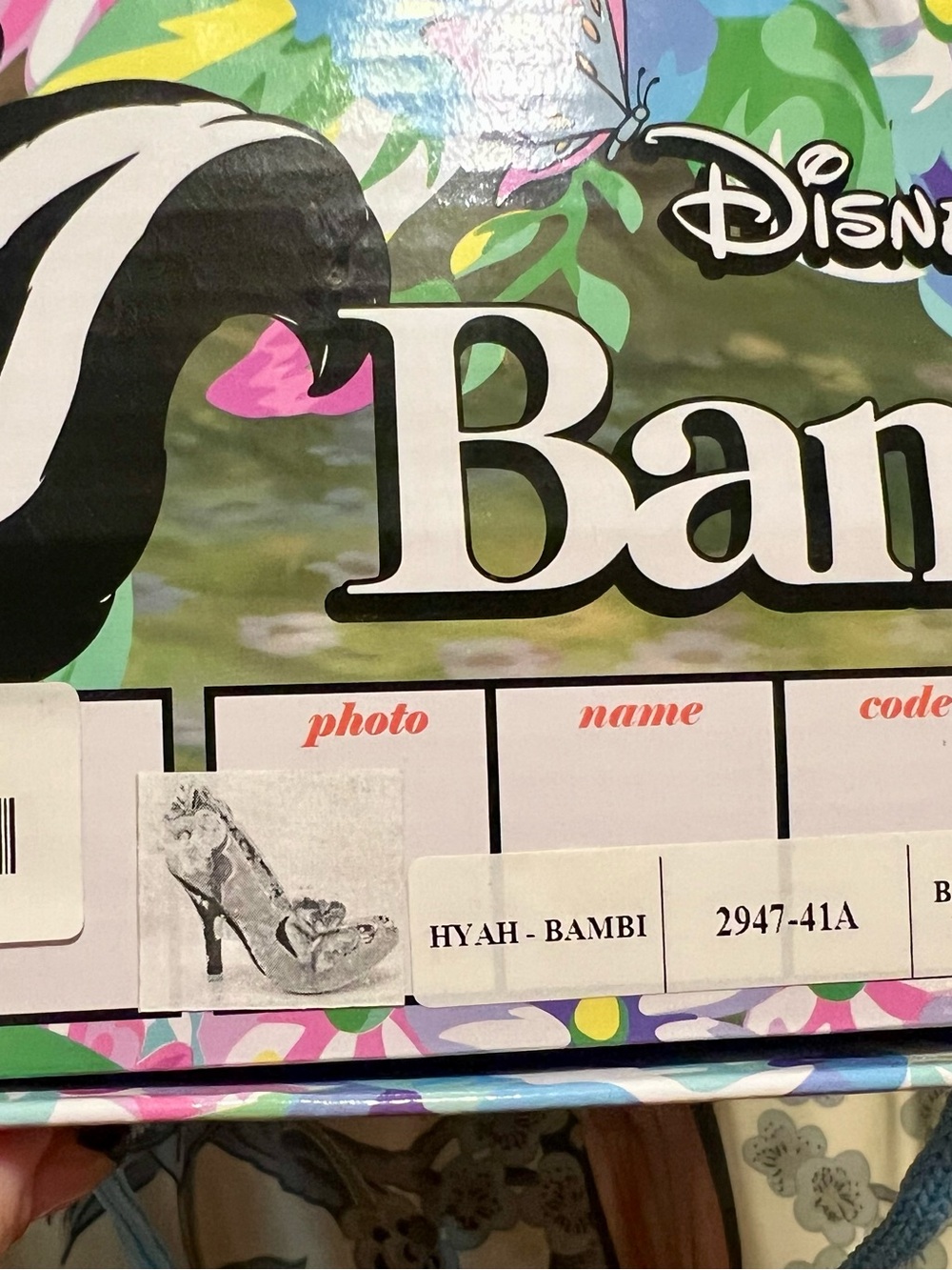 Irregular Choice Disney Bambi Heels with Floral Embellishments - Picture 5 of 7